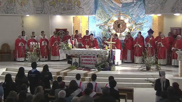 Iaşi (catedrală): Ziua Tinerilor în Duminica Floriilor (13 aprilie 2014) (youtube)