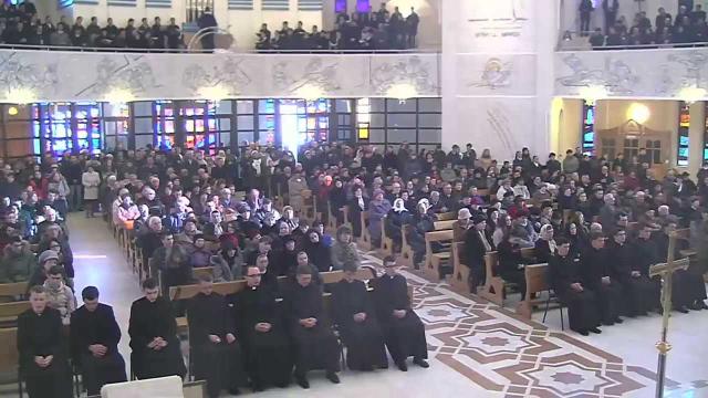Iaşi (catedrală): Începerea anului pastoral dedicat episcopului Anton Durcovici şi Admissio pentru studenţii anului III de la ITRC (1 decembrie)