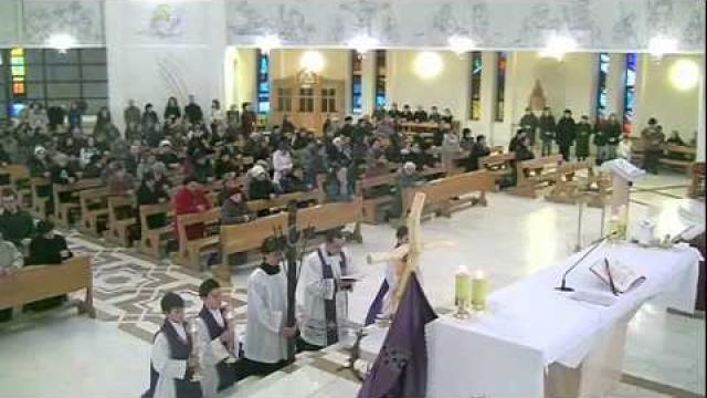 Iaşi (catedrală): Calea sfintei cruci şi Liturghia (1 martie)