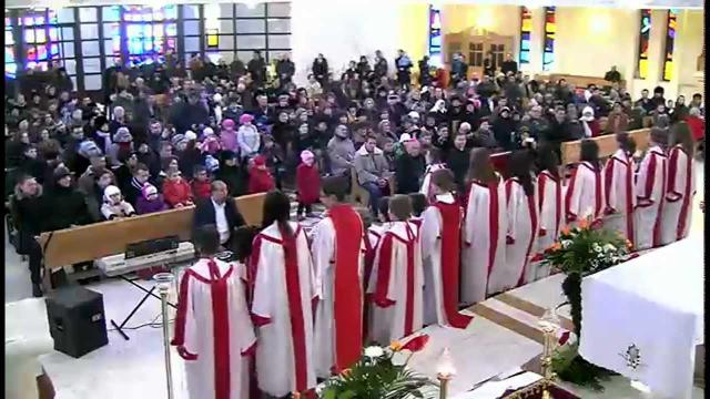 Concertul corului "Îngeraşii", în catedrala "Sfânta Fecioară Maria, Regină" din Iaşi