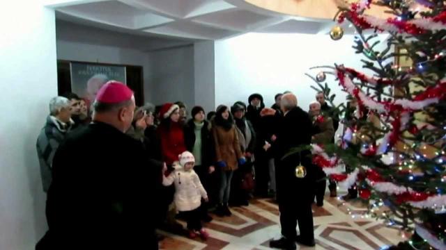 Colindători la Episcopia Romano-Catolică din Iaşi