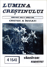Lumina creștinului - aprilie 1995