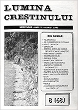 Lumina creștinului - august 1995