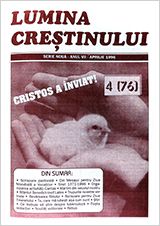 Lumina creștinului - aprilie 1996