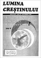 Lumina creștinului - septembrie 1996