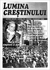 Lumina creștinului - august 1998