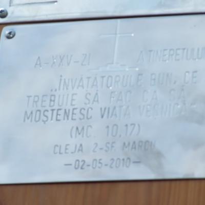 2 mai: Cleja: Ziua Tineretului