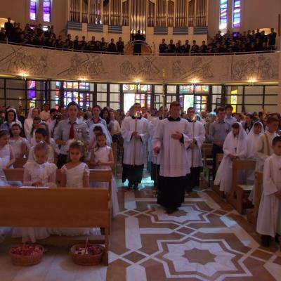 6 iunie: Iaşi: Procesiune în solemnitatea Trupul şi Sângele Domnului