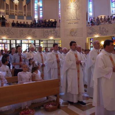 6 iunie: Iaşi: Procesiune în solemnitatea Trupul şi Sângele Domnului