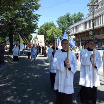 6 iunie: Iaşi: Procesiune în solemnitatea Trupul şi Sângele Domnului
