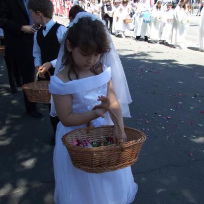 6 iunie: Iaşi: Procesiune în solemnitatea Trupul şi Sângele Domnului