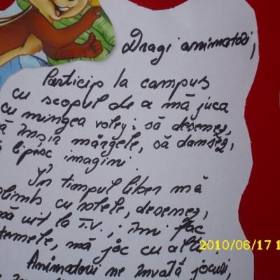 17-19 iunie: Târgu Ocna: Campusul "Vara împreună" 2010