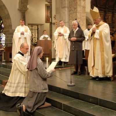20 iunie: Saint-Maurice (Elveţia): Voturi pe viaţă - sr. Gabriela Enăşoae