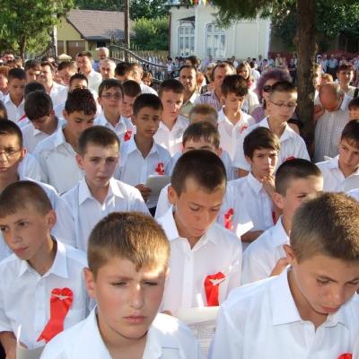 24 iulie: Huşi "Sf. Anton": Administrarea Mirului