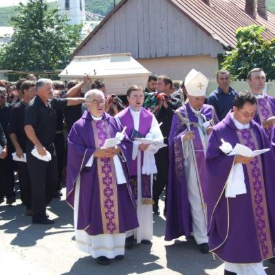 31 iulie: Sagna: Funeraliile părintelui Ioan Simon