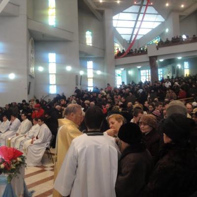 6 decembrie: Bacău: Peregrinatio Mariae. Ziua hramului
