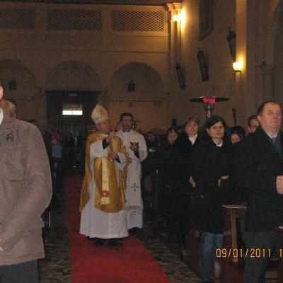 9 ianuarie: Padova: PS Petru Gherghel în vizită la comunitatea catolică română