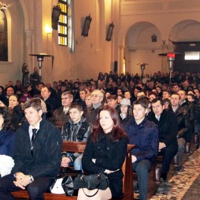 9 ianuarie: Padova: PS Petru Gherghel în vizită la comunitatea catolică română