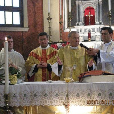 9 ianuarie: Padova: PS Petru Gherghel în vizită la comunitatea catolică română