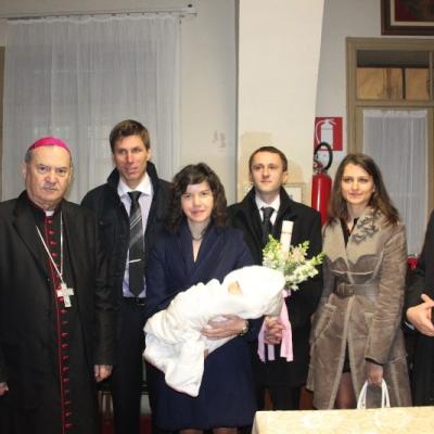 9 ianuarie: Padova: PS Petru Gherghel în vizită la comunitatea catolică română