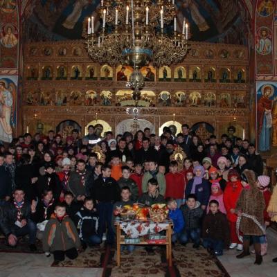 23 ianuarie: Pildeşti-Cordun: Întâlnirea cercetaşilor de la Pildeşti cu copii şi tinerii de la Cordun
