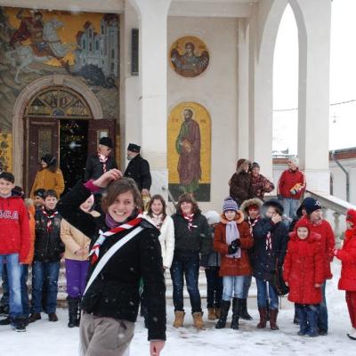 23 ianuarie: Pildeşti-Cordun: Întâlnirea cercetaşilor de la Pildeşti cu copii şi tinerii de la Cordun