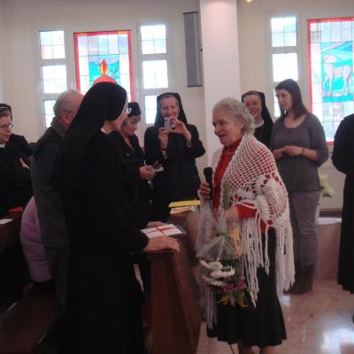 23 ianuarie: Iaşi: Liturghie de mulţumire pentru cei 15 ani ai prezenţei sorei Serena Ciserani în România