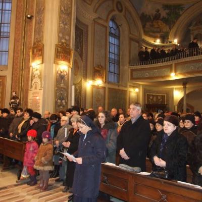 25 ianuarie: Iaşi (catedrala "Adormirea Maicii Domnului"): Săptămâna de Rugăciune pentru Unitatea Creştinilor - ziua a opta - incheierea. Foto: Sergiu Gabor