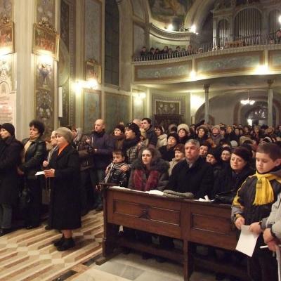 25 ianuarie: Iaşi (catedrala "Adormirea Maicii Domnului"): Săptămâna de Rugăciune pentru Unitatea Creştinilor - ziua a opta - incheierea. Foto: Sergiu Gabor