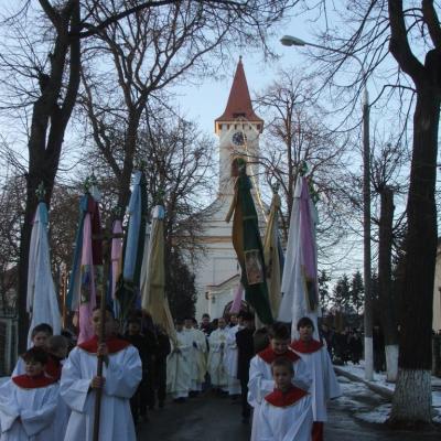 3 februarie: Siret: Vizita icoanei preasfintei Fecioare Maria de la Cacica. Ziua I