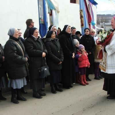 6 februarie: Siret: Întâlnirea persoanelor consacrate din zona Suceava şi ultima zi de prezenţă a icoanei de la Cacica