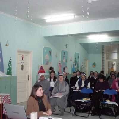 12 februarie: Săbăoani: Consfătuirea semestrială a directorilor grădiniţelor confesionale ale Diecezei Romano-Catolice de Iaşi
