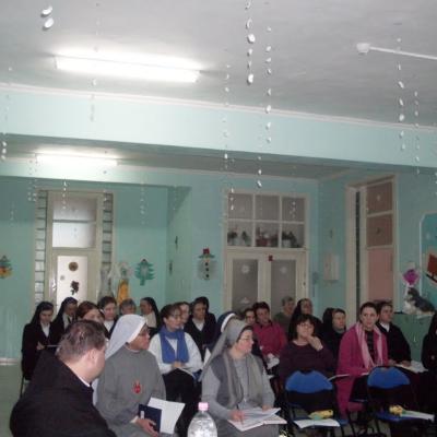 12 februarie: Săbăoani: Consfătuirea semestrială a directorilor grădiniţelor confesionale ale Diecezei Romano-Catolice de Iaşi