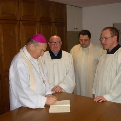 13-16 februarie: Vizita PS Petru Gherghel în Germania şi Austria. Mesum
