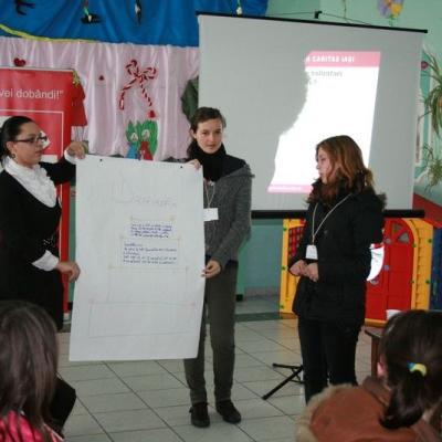 5 martie: Caritas: Cursuri de formare voluntari. Săbăoani