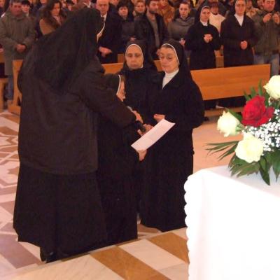 19 martie: Iaşi: Depunerea voturilor pe viaţă de către sr. Marinela Lungu din Iaşi, în cadrul Congregaţiei "Slujitoarele Săracilor"