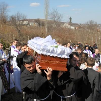 24 martie: Luizi-Călugăra: Funeraliile părintelui Anton Sociu, OFMConv.
