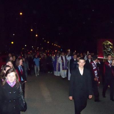 31 martie - 3 aprilie: Oneşti: Misiuni populare şi Peregrinatio Mariae