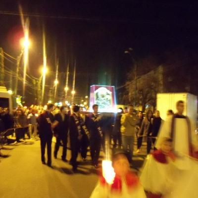 31 martie - 3 aprilie: Oneşti: Misiuni populare şi Peregrinatio Mariae