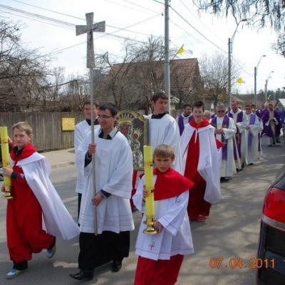 31 martie - 3 aprilie: Oneşti: Misiuni populare şi Peregrinatio Mariae