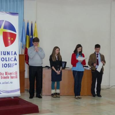 2 aprilie: Iaşi: Întâlnirea zonală a Acţiunii Catolice
