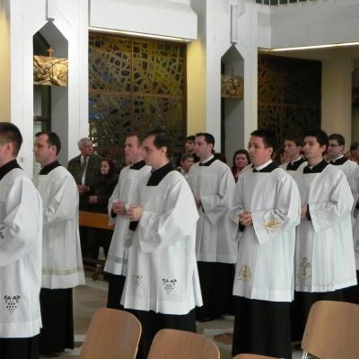 3 aprilie: Iaşi (ITRC): Lectorat şi acolitat