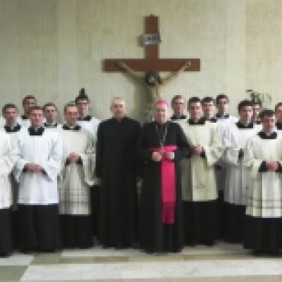 3 aprilie: Iaşi (ITRC): Lectorat şi acolitat