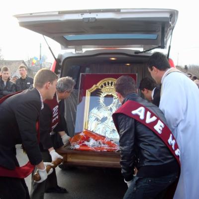 7-10 aprilie: Cleja "Sfântul Francisc de Assisi": Pelerinajul icoanei Maicii Domnului