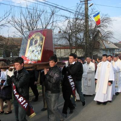 7-10 aprilie: Cleja "Sfântul Francisc de Assisi": Pelerinajul icoanei Maicii Domnului