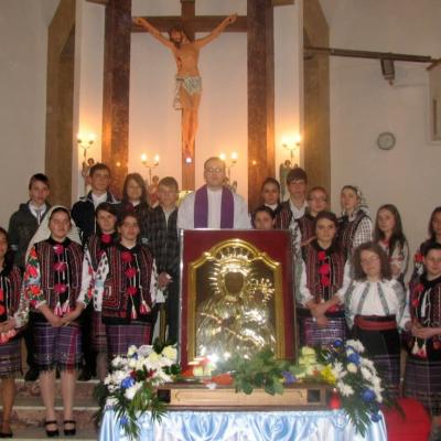 7-10 aprilie: Cleja "Sfântul Francisc de Assisi": Pelerinajul icoanei Maicii Domnului