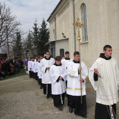 16 aprilie: Barticeşti: Funeraliile părintelui Iosif Blaj, OFMConv.