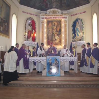 16 aprilie: Barticeşti: Funeraliile părintelui Iosif Blaj, OFMConv.
