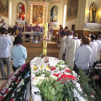 16 aprilie: Barticeşti: Funeraliile părintelui Iosif Blaj, OFMConv.