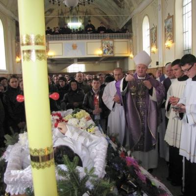 16 aprilie: Barticeşti: Funeraliile părintelui Iosif Blaj, OFMConv.